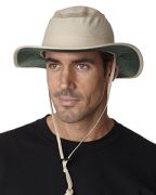 Adams Adult Unisex Outback 70% cotton, 30% polyester Brimmed Safari Hat
